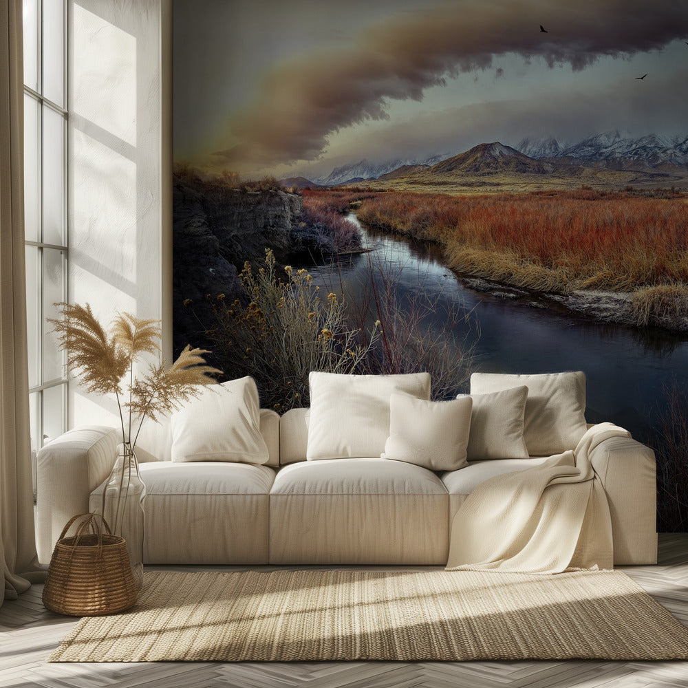 Owens River bei Sonnenaufgang | Hintergrundbild