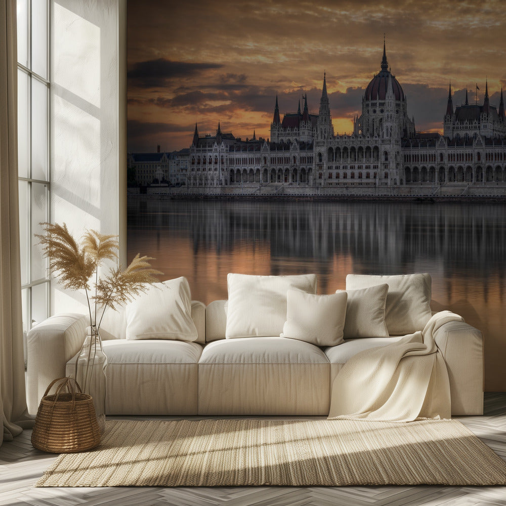 Sonnenaufgang in Budapest | Hintergrundbild