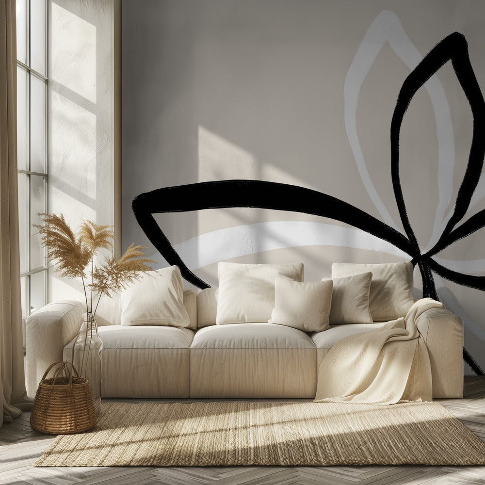 Abstrakte Blumen | Tapete