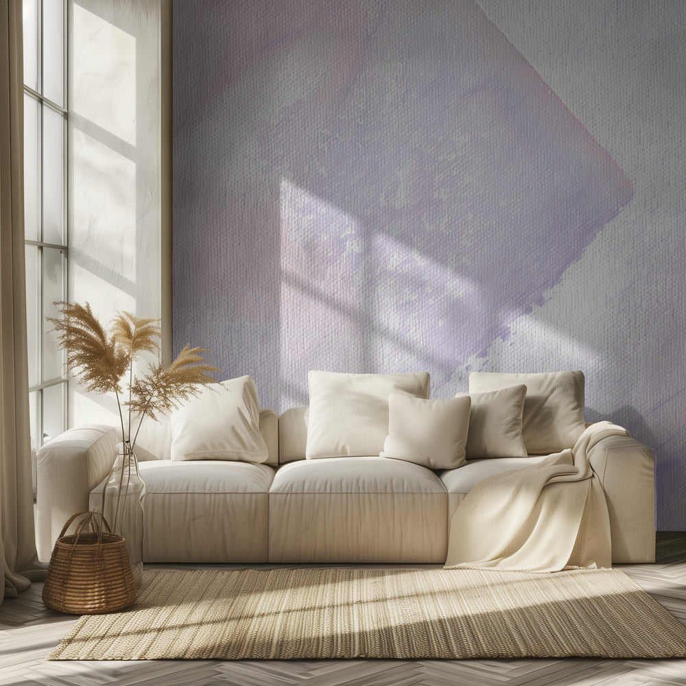 Pinselstriche in Lila und Pink | Tapete