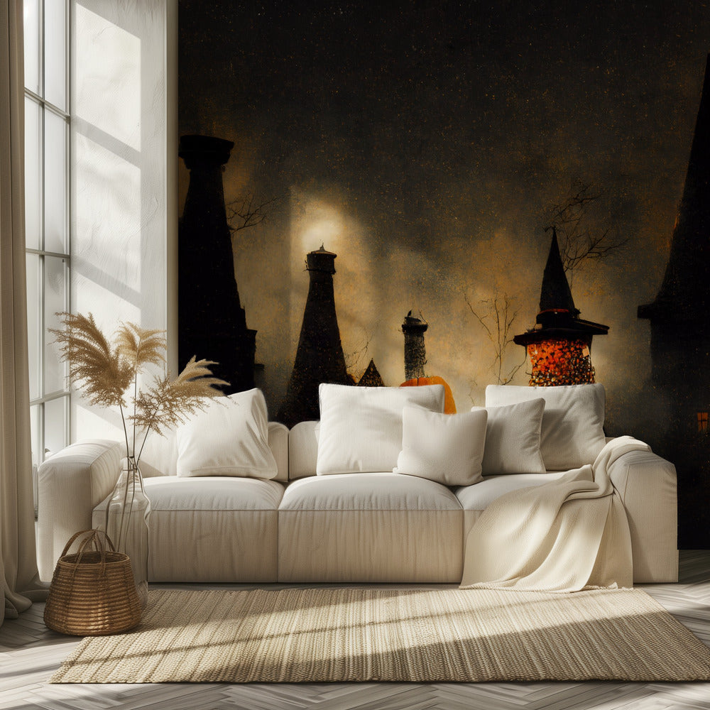 Haunted Glowscape | Wallpaper