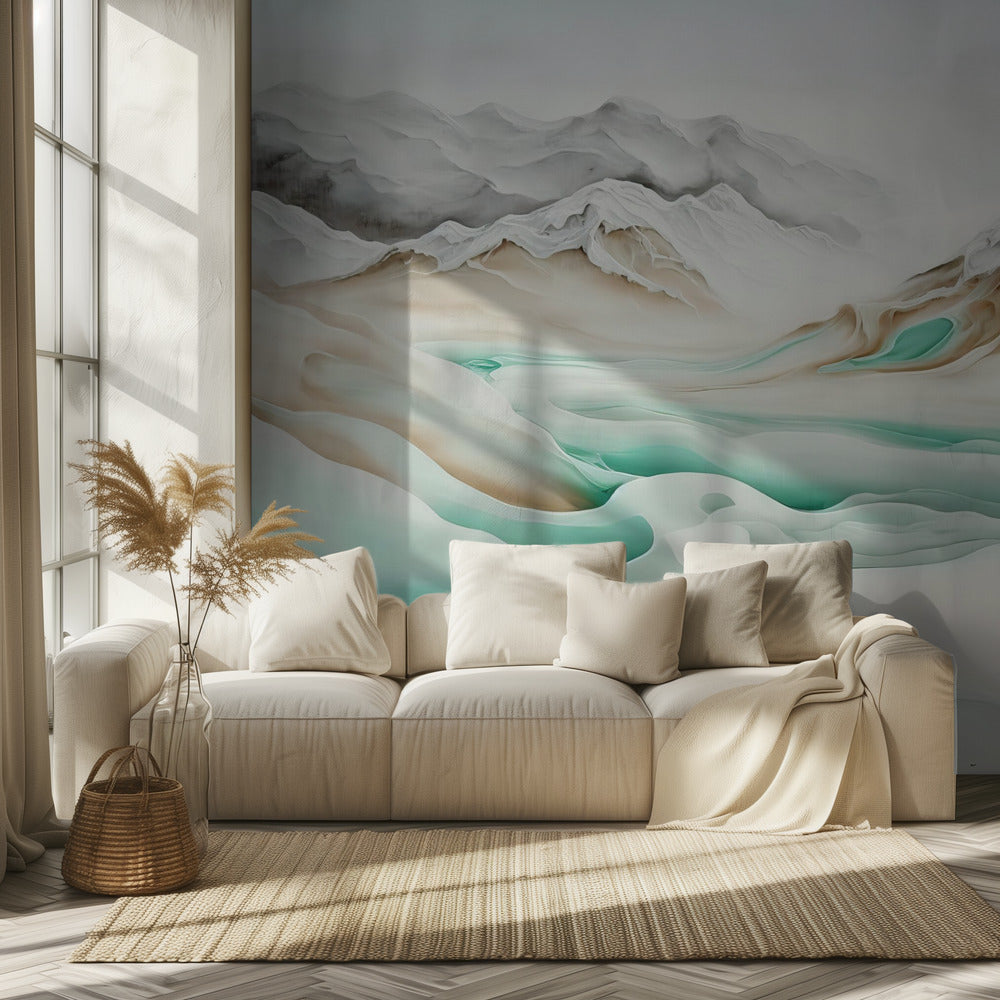 Tranquil Alpine Flow | Wallpaper
