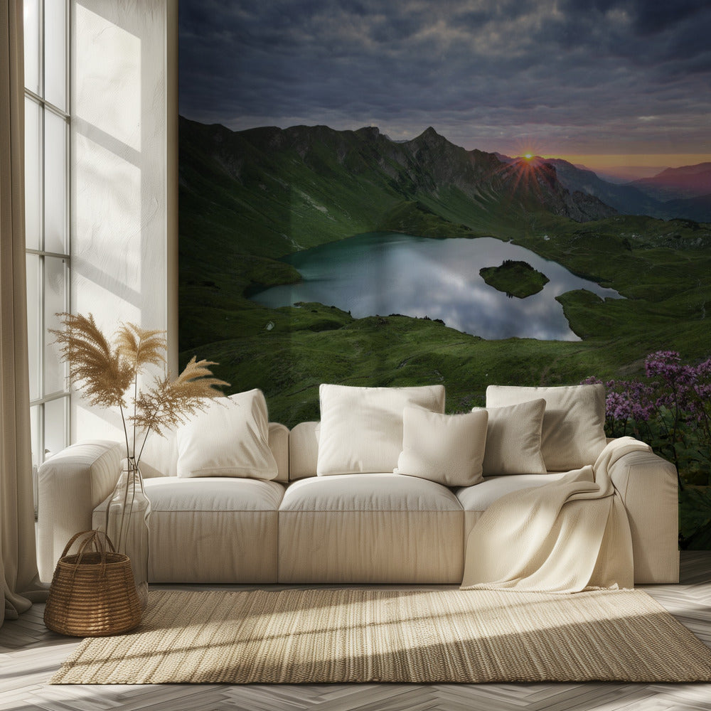 Magischer Bergsee | Hintergrundbild