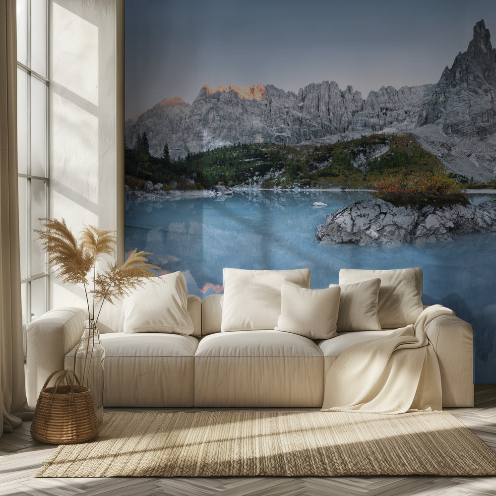 Blauer Bergsee | Hintergrundbild