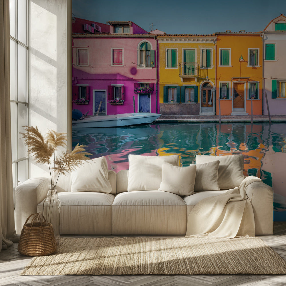 Farbiges Burano | Tapete