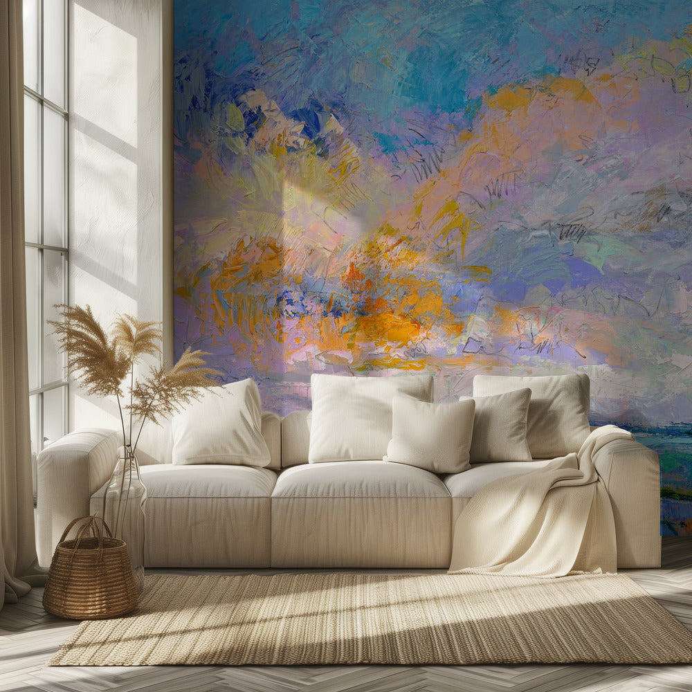 Bunte Landschaft | Tapete