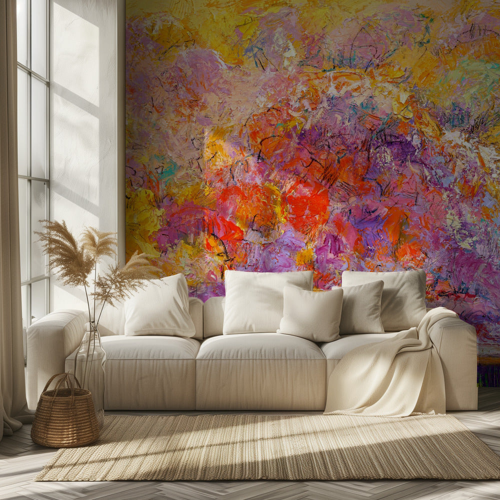 Expressionistisches farbenfrohes Abstrakt | Tapete