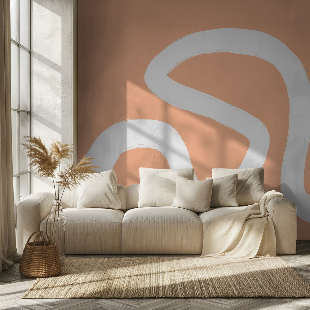 Bunte Minimalform | Tapete
