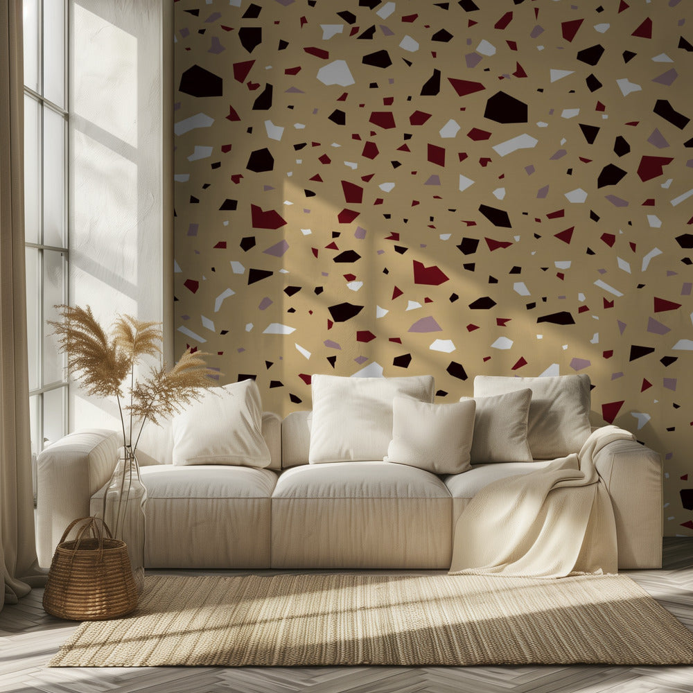 Speckles_Mustard | Tapete