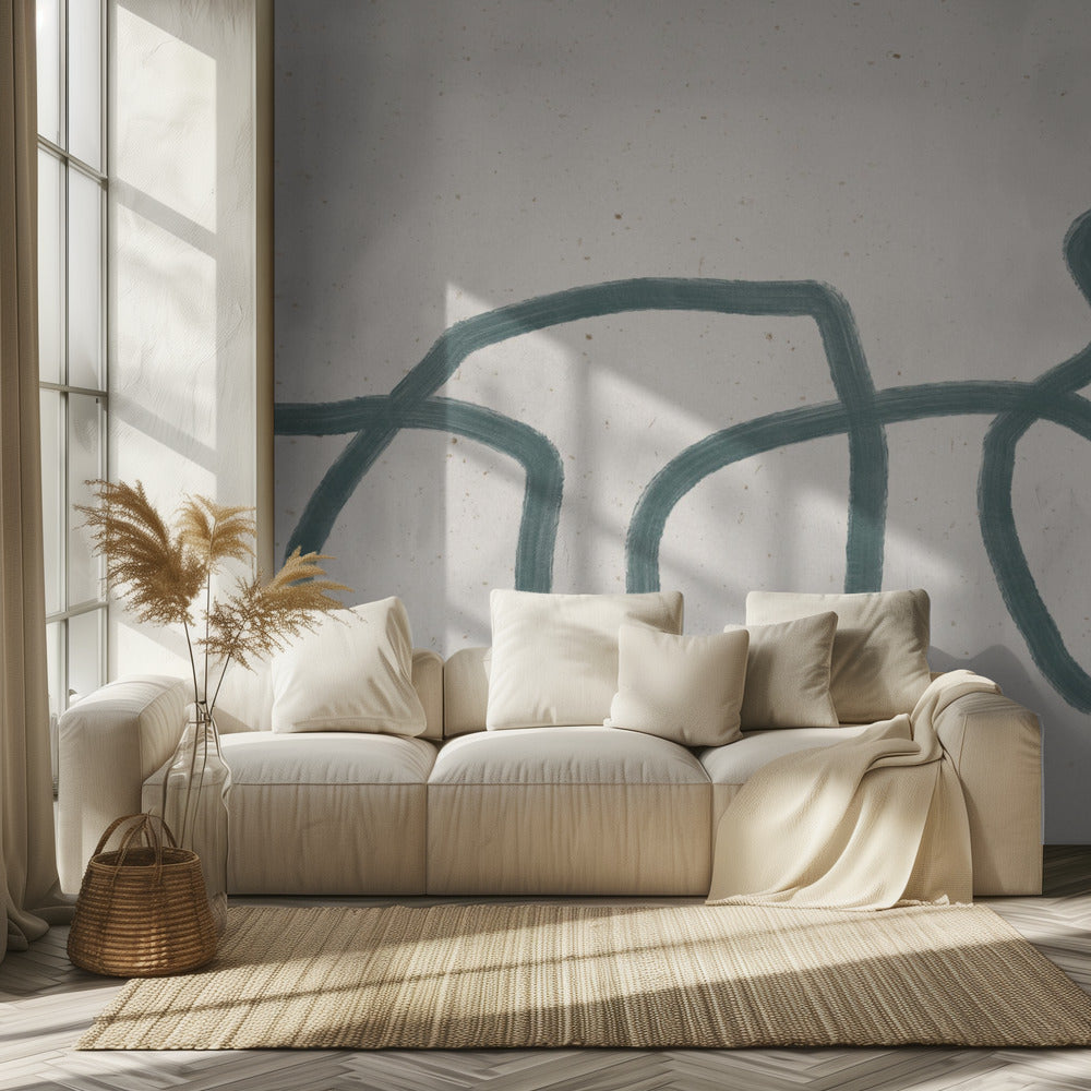 Minimalistisches Design mit Schleife | Tapete