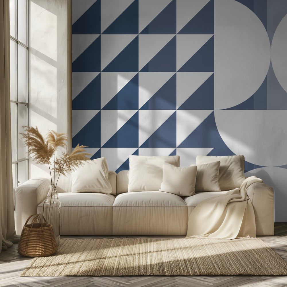 Geo Half Nr. 3 | Tapete