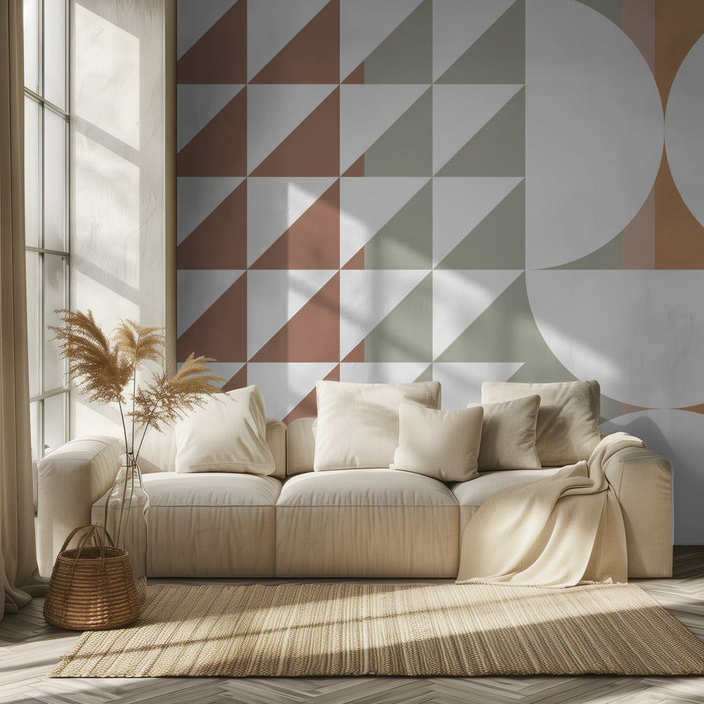 Geo Half Nr. 6 | Tapete