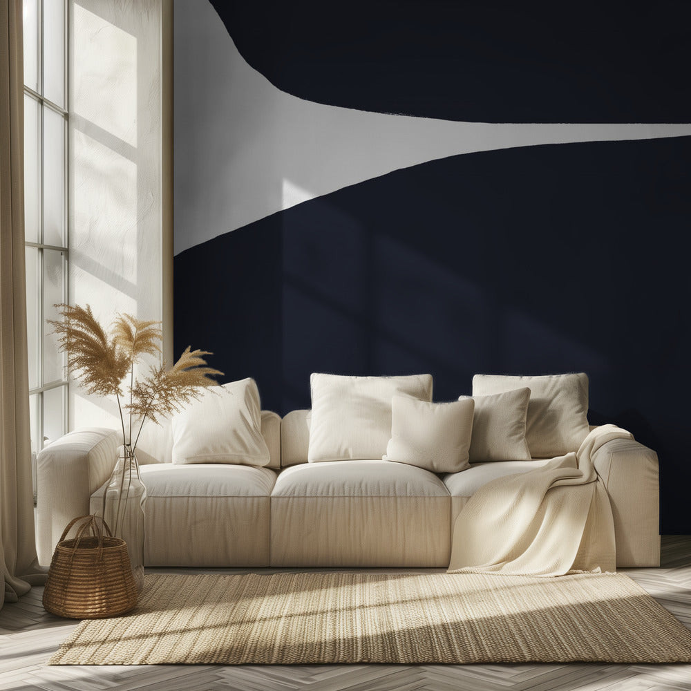 Monochromer Horizont | Tapete