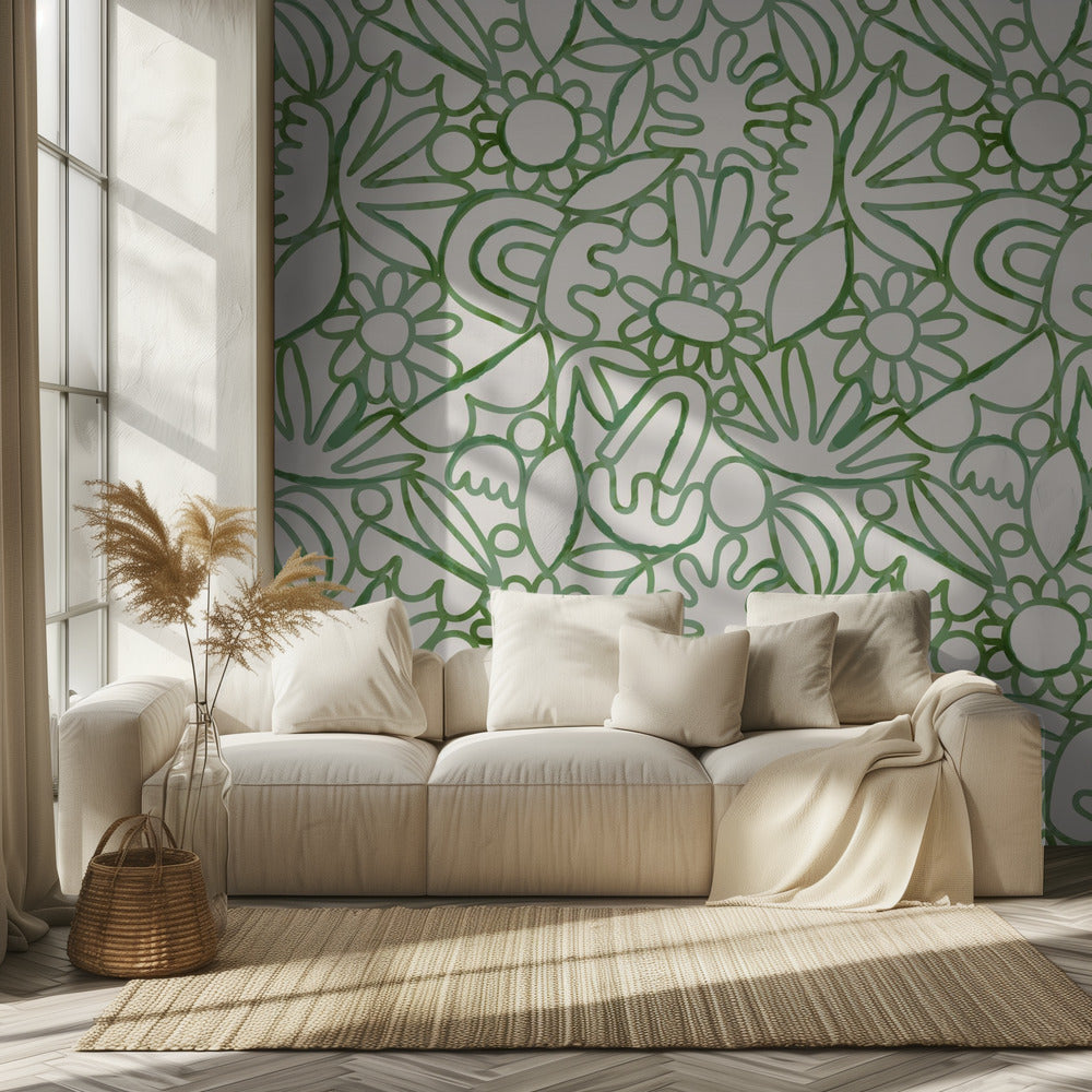 Botanische Harmonie | Tapete