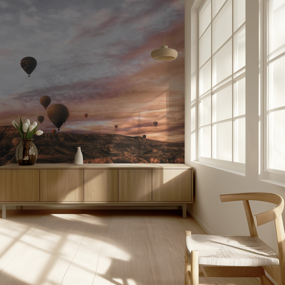 Heißluftballon von Kappodokia | Tapete