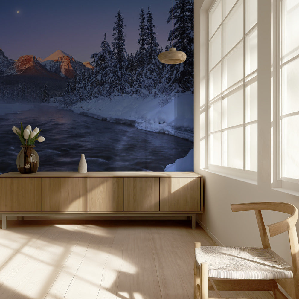 Kanadische Rockies im Winter | Hintergrundbild