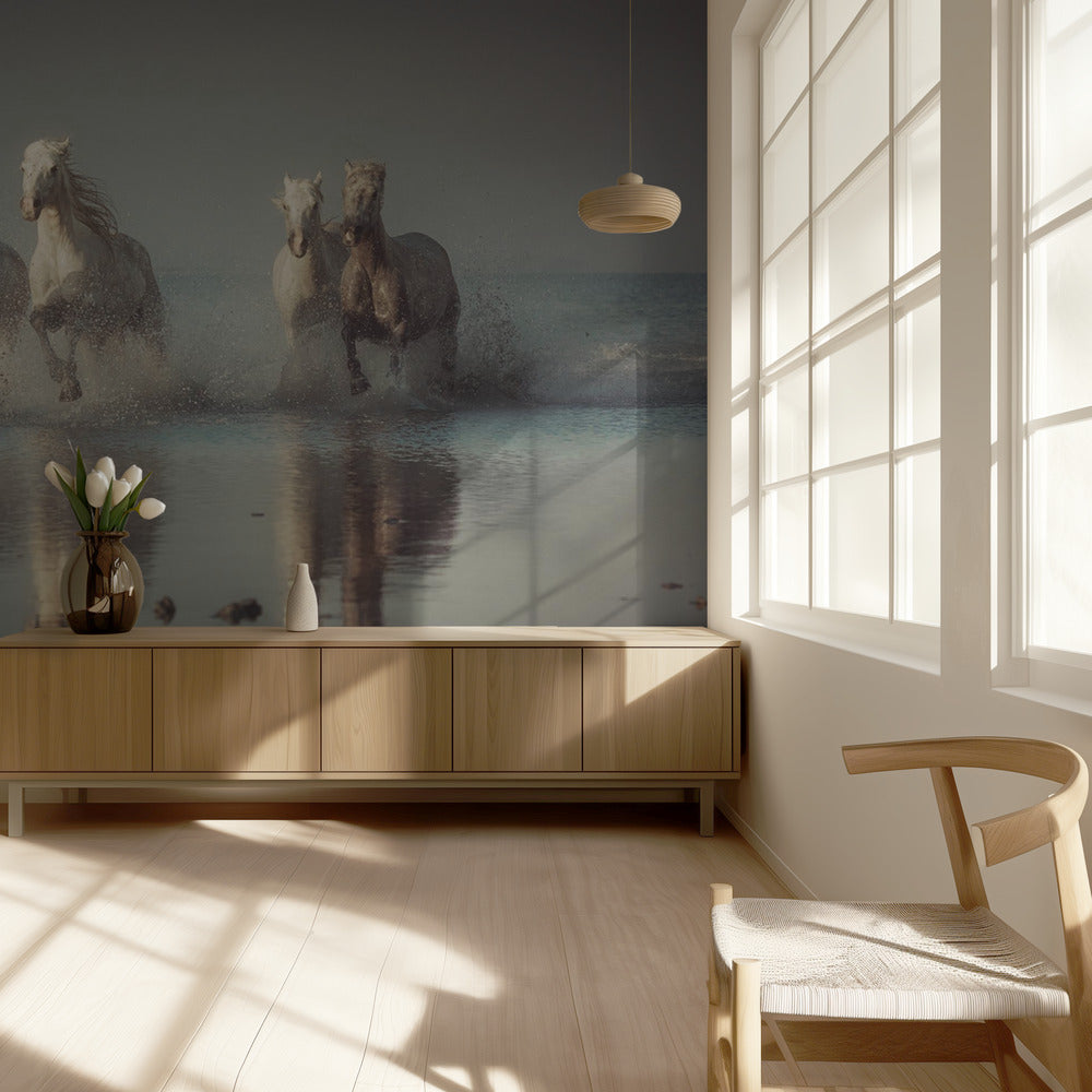 Camargue-Pferde | Tapete