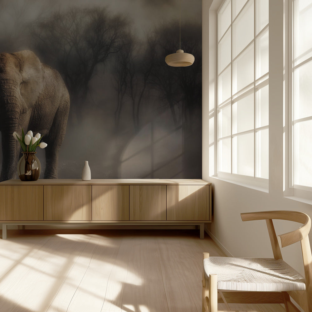 „… ein Elefant trinkt Wasser …“ | Hintergrundbild