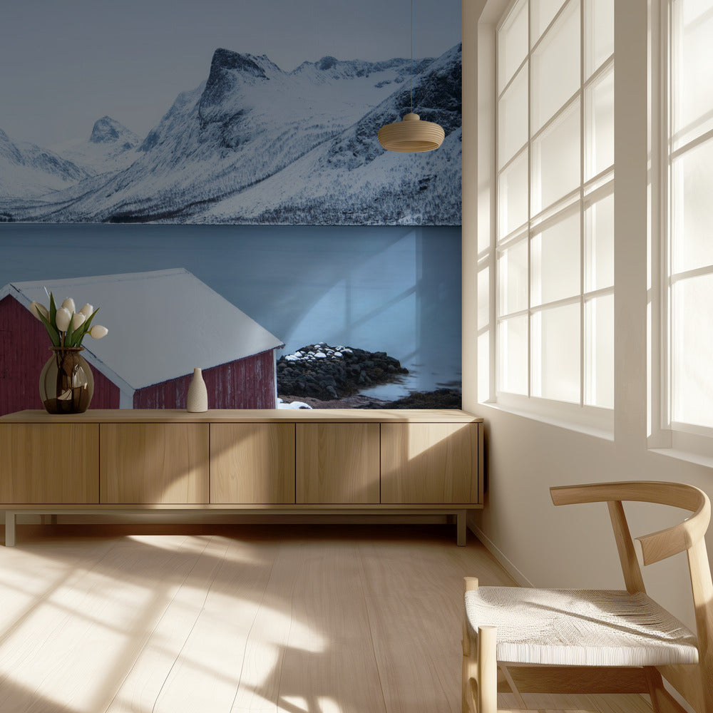 Rote Hütte | Tapete