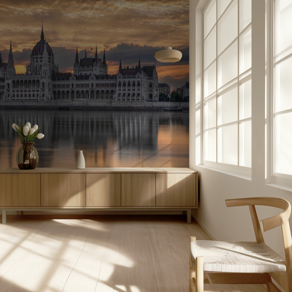 Sonnenaufgang in Budapest | Hintergrundbild