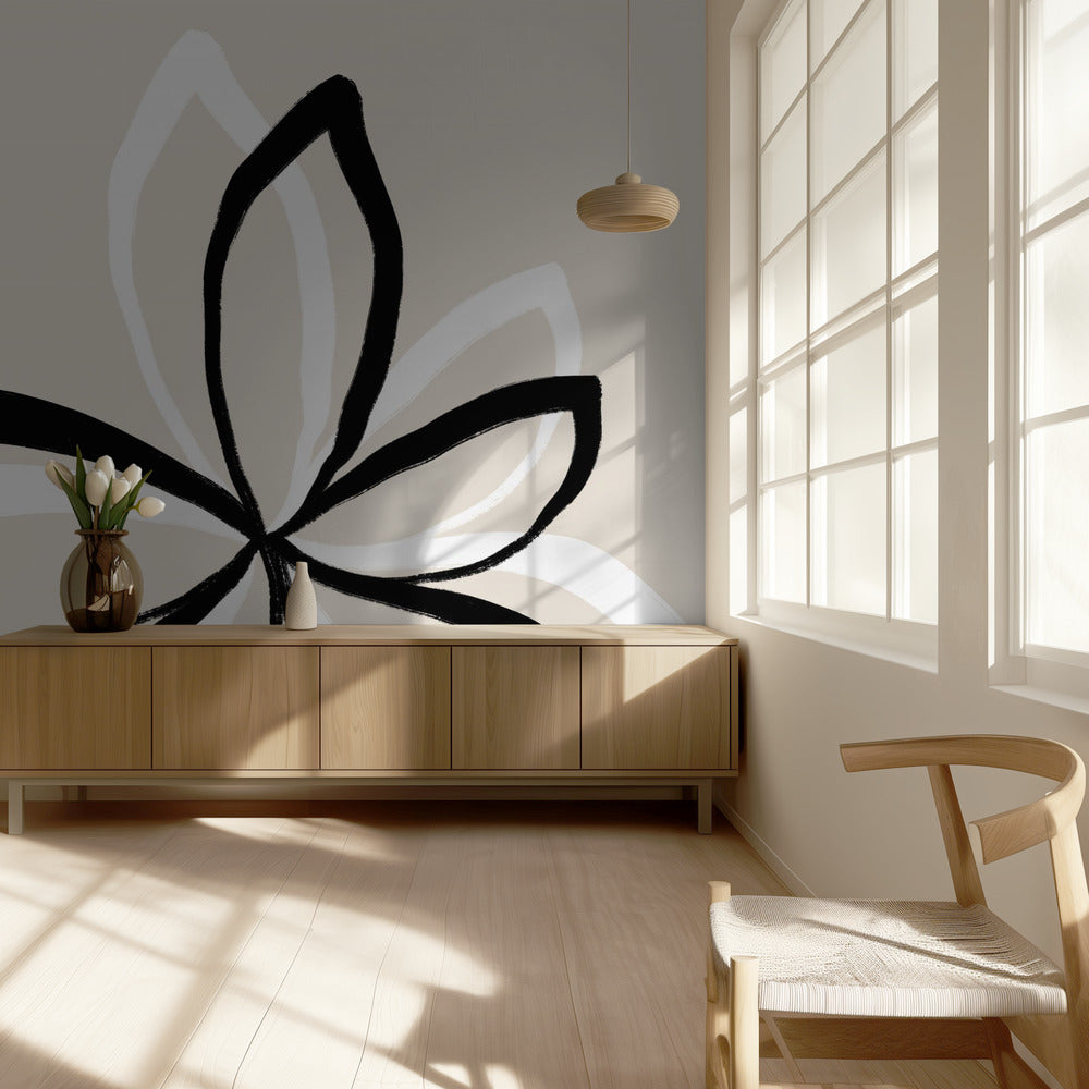 Abstrakte Blumen | Tapete