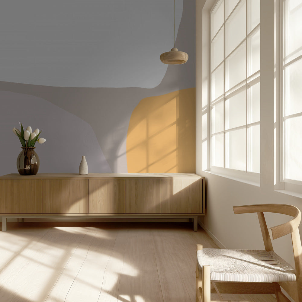 Sanfte geometrische Harmonie | Tapete