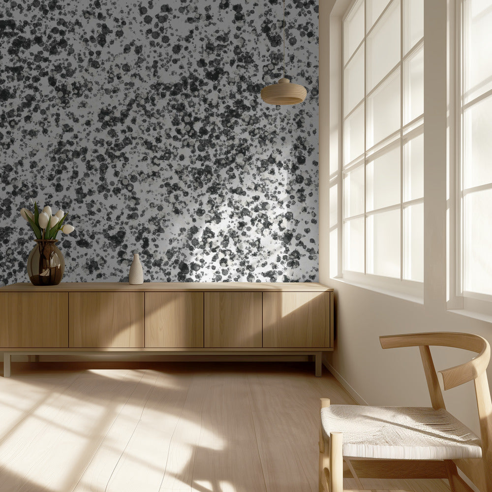 Monochrome Sprenkel | Tapete