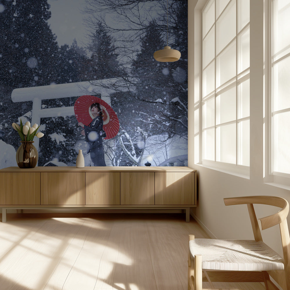 Winterschrein in Japan | Hintergrundbild