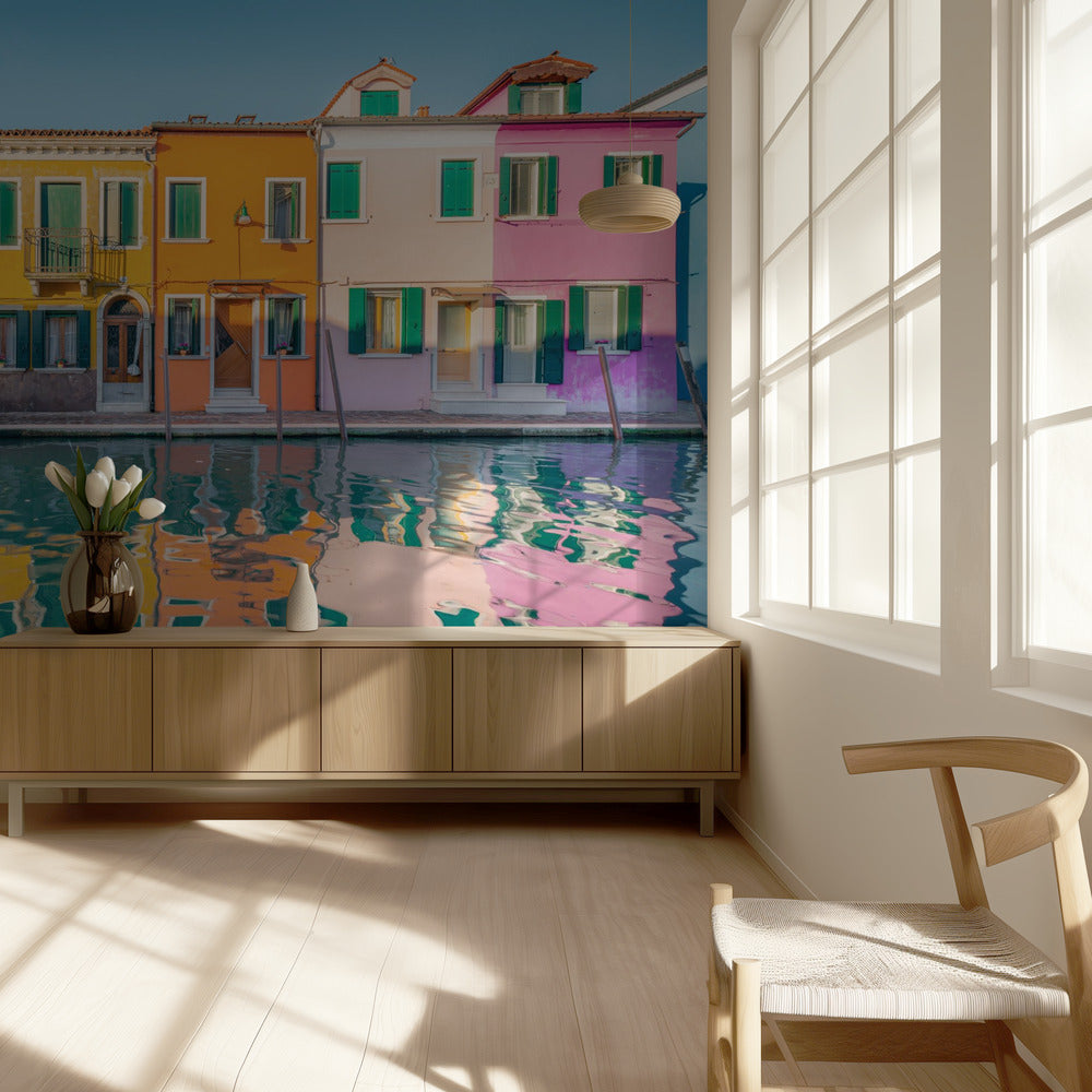 Farbiges Burano | Tapete