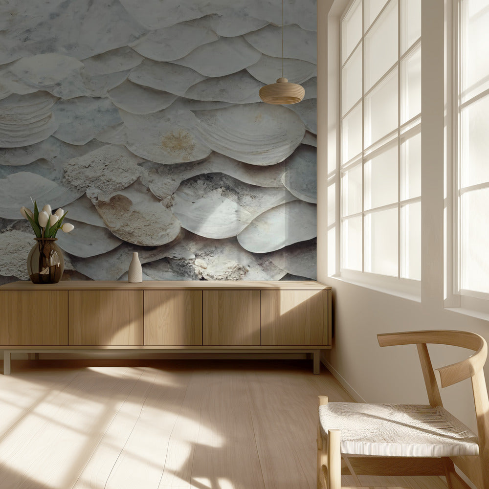 Muschelharmonie-Wand | Tapete