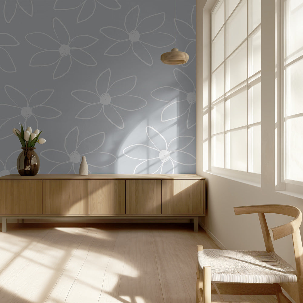 Luftige Blumen | Tapete