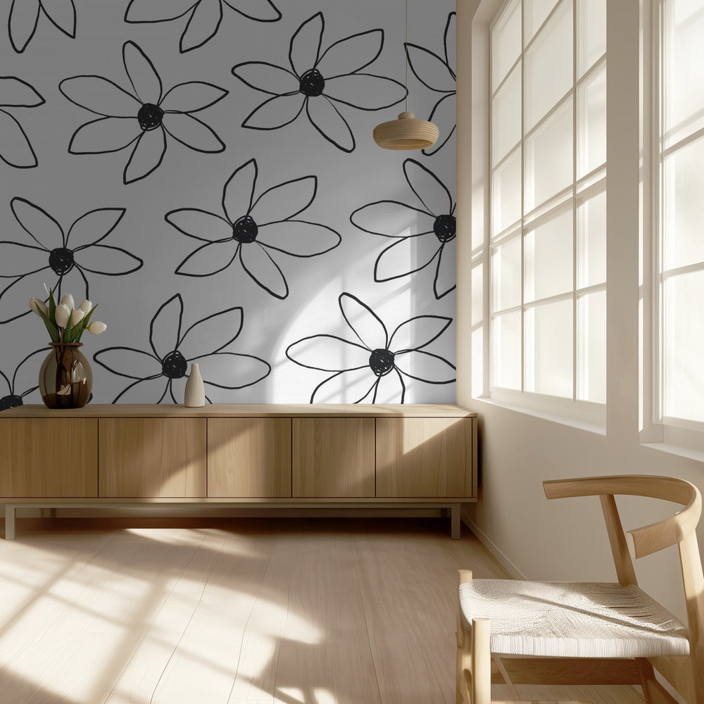 Luftige Blumen | Tapete