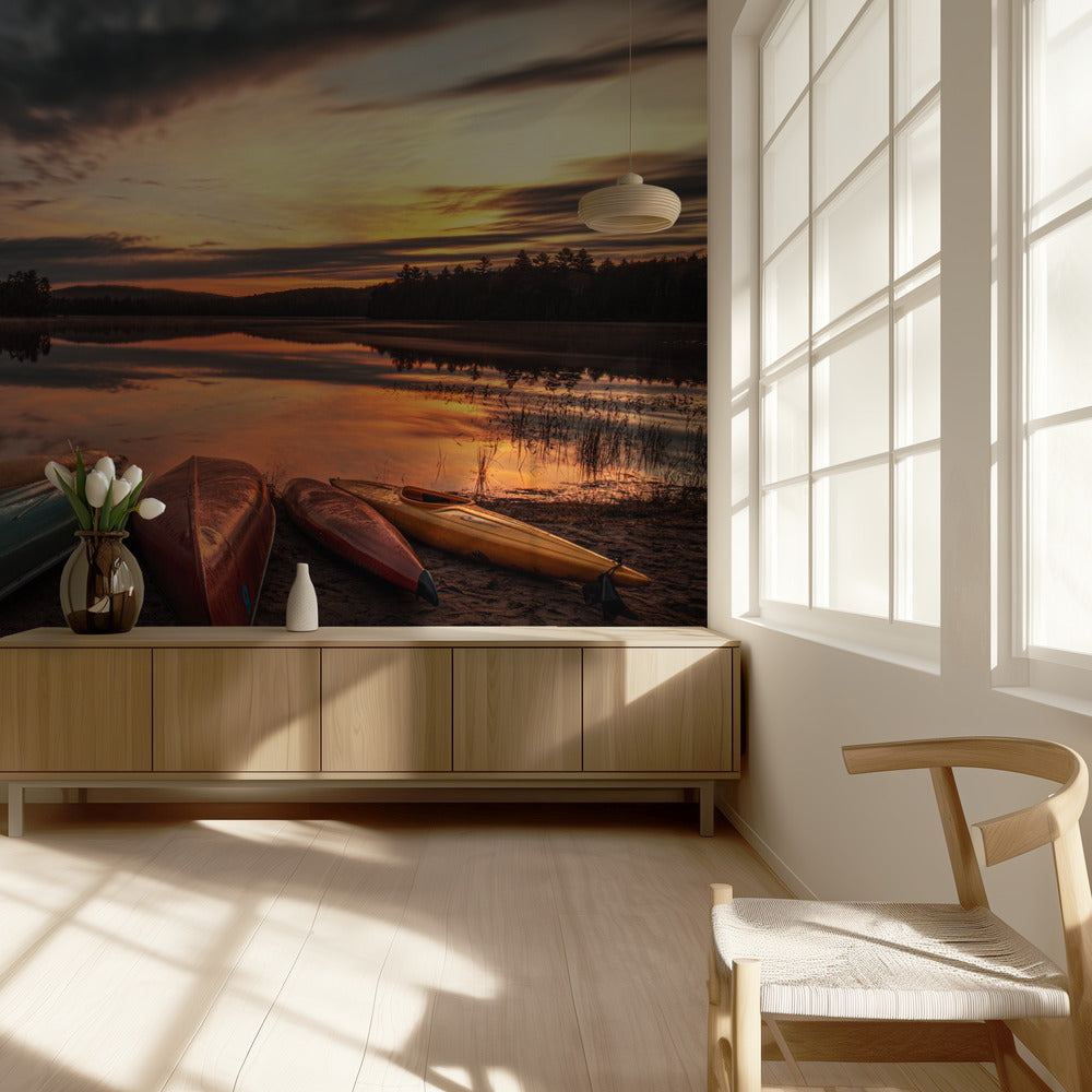 Sonnenaufgang am See | Hintergrundbild