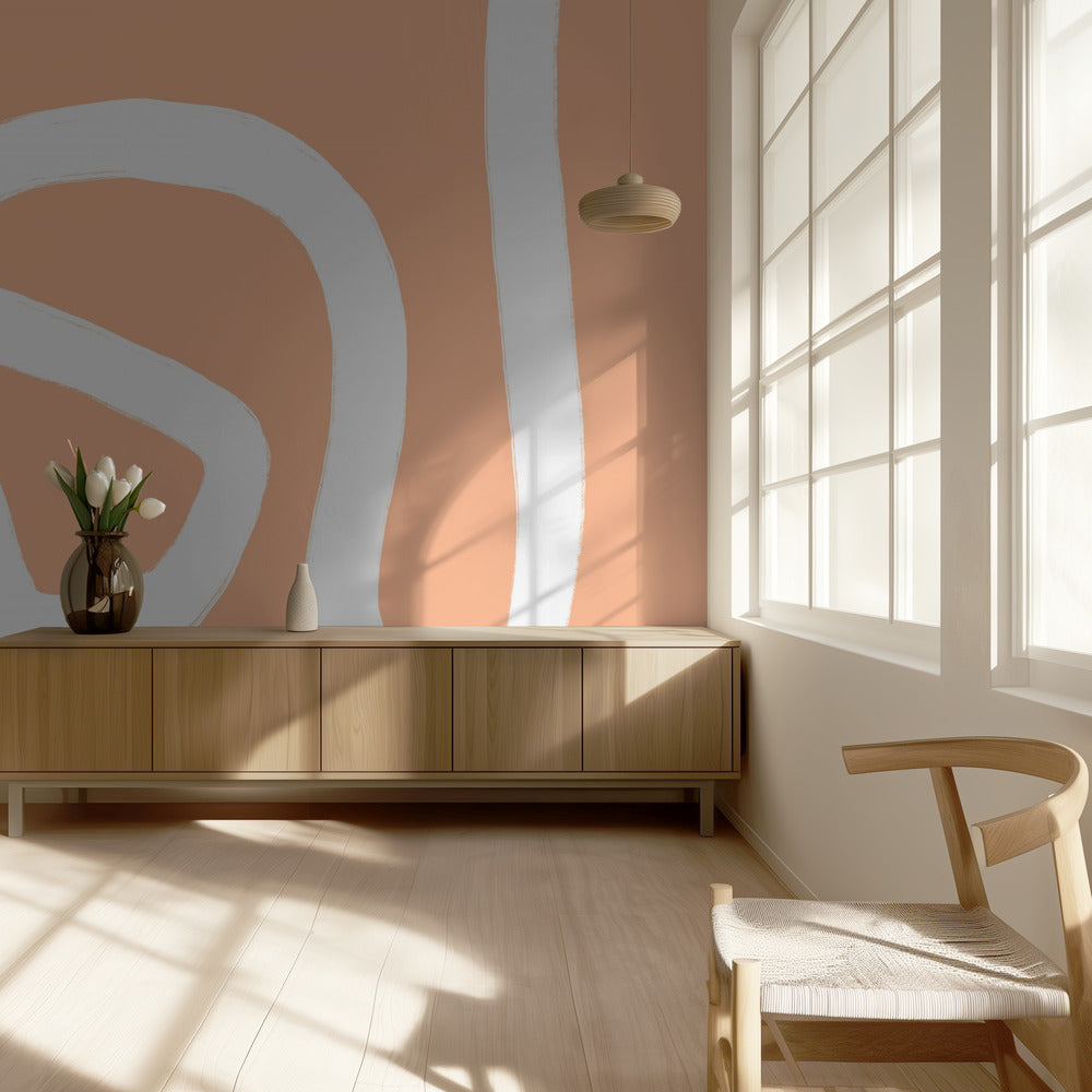 Bunte Minimalform | Tapete