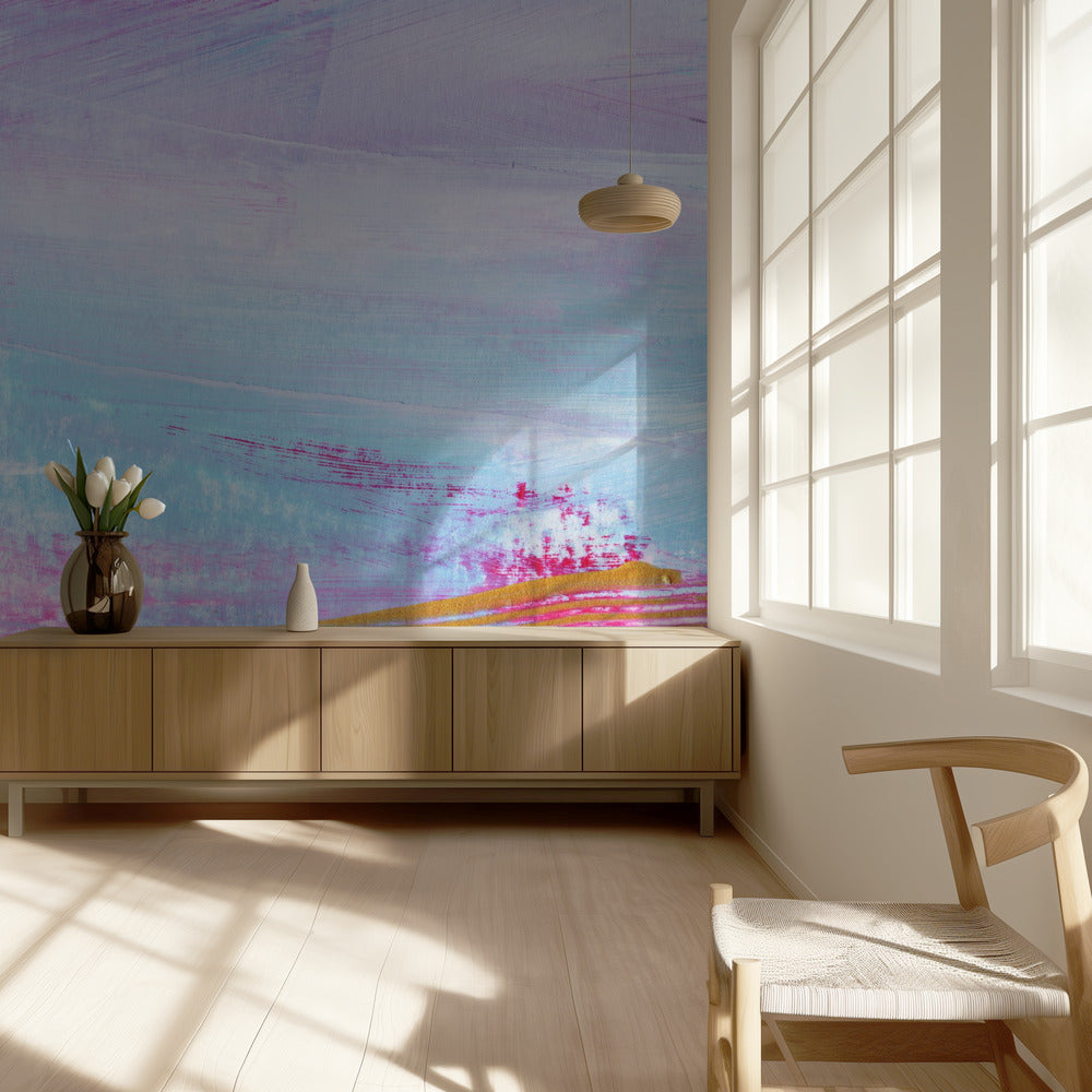 Bunte Striche Horizontal | Tapete