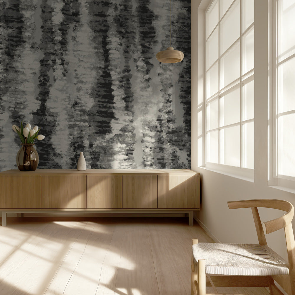 Monochrome Streifen | Tapete
