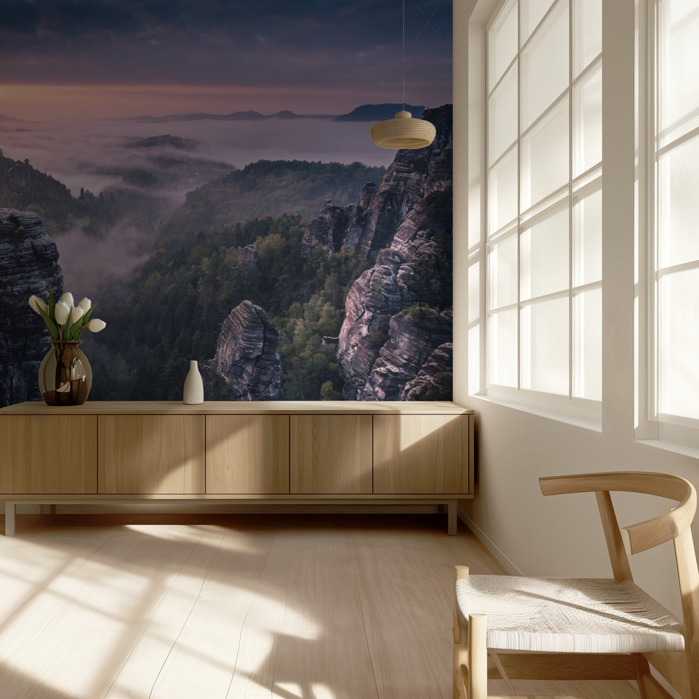 Sonnenaufgang auf den Felsen | Hintergrundbild