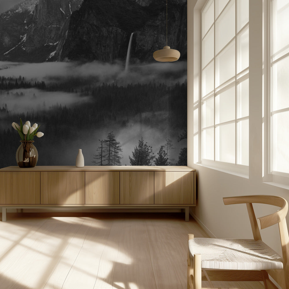 Nebel im Yosemite Valley | Hintergrundbild