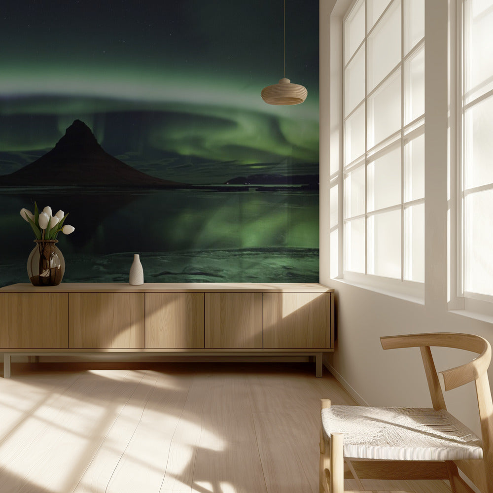 Kirkjufell Aurora | Hintergrundbild