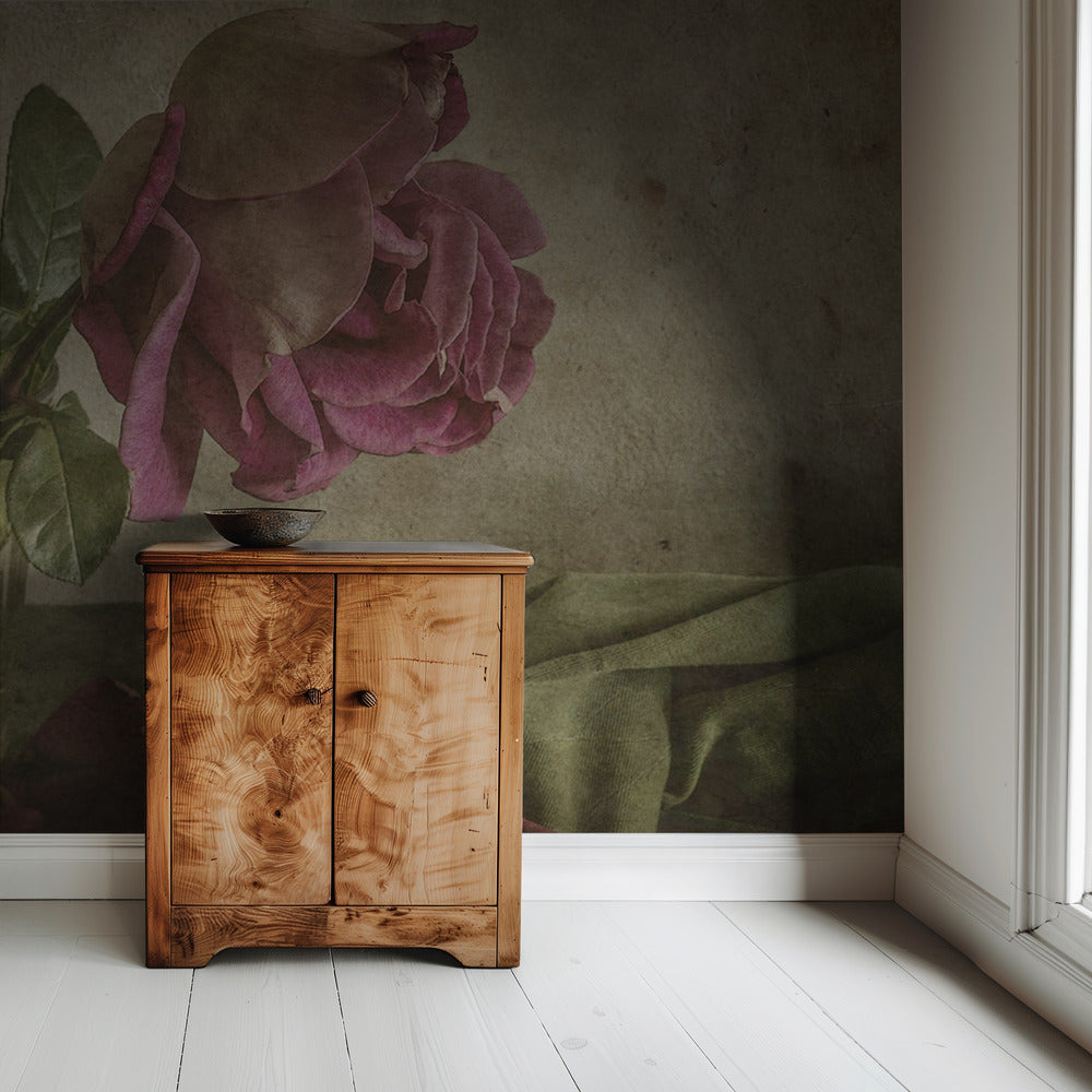 Träne der Rose | Tapete
