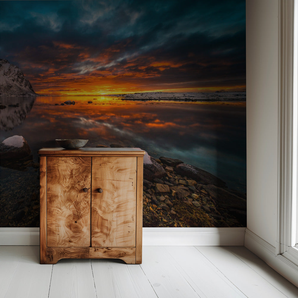 Himmel in Flammen | Hintergrundbild