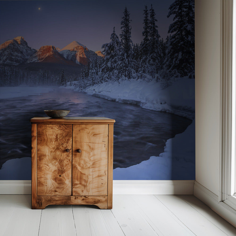 Kanadische Rockies im Winter | Hintergrundbild