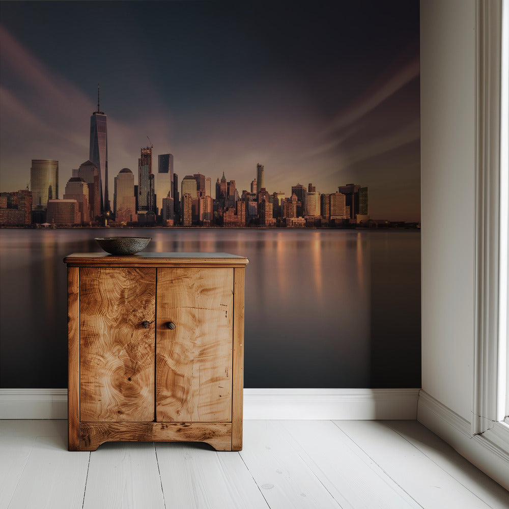 Goldenes Manhattan | Tapete