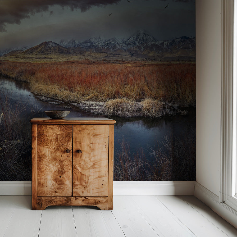 Owens River bei Sonnenaufgang | Hintergrundbild