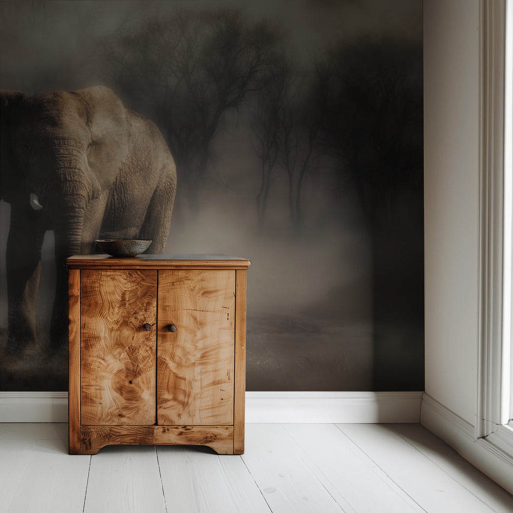 „… ein Elefant trinkt Wasser …“ | Hintergrundbild