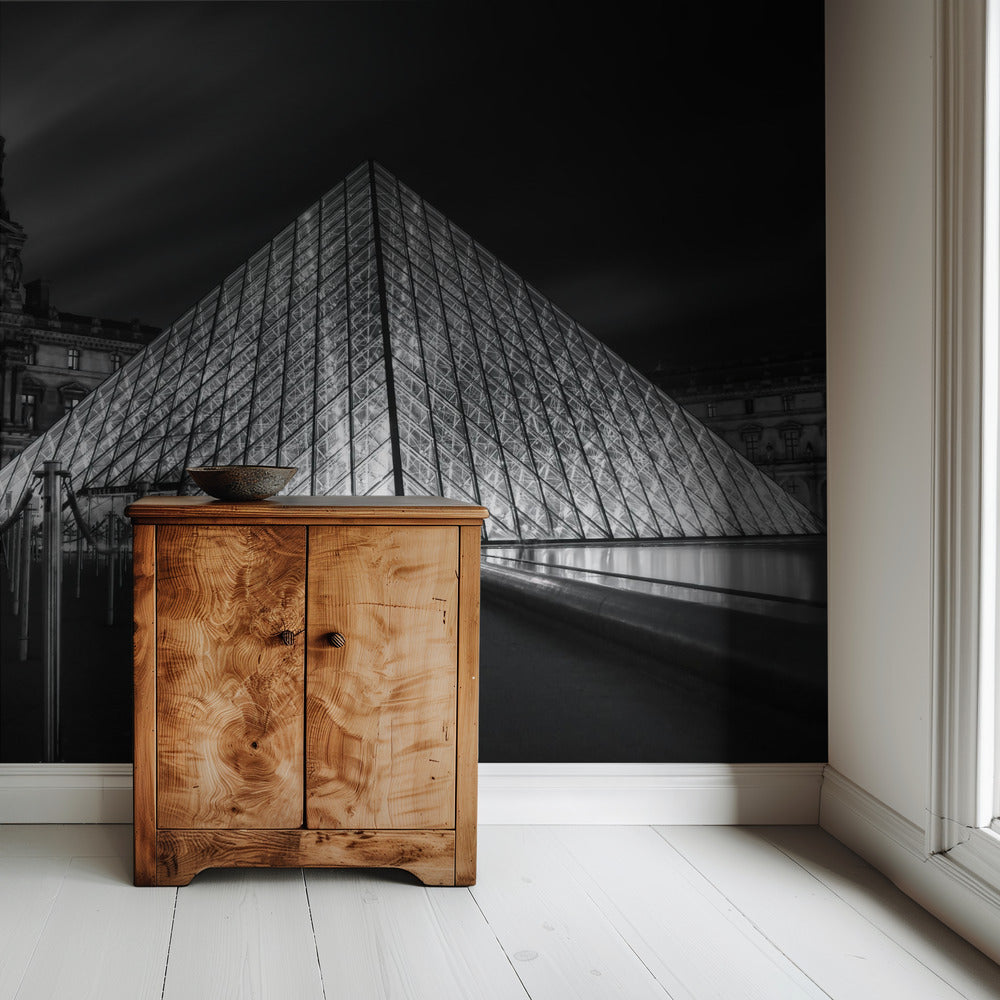 Louvre bei Nacht | Hintergrundbild