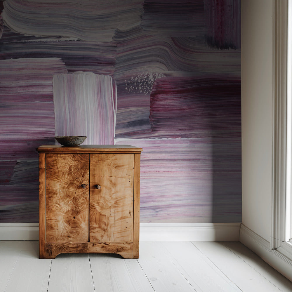 Expressionistische bunte Pinselstriche | Tapete