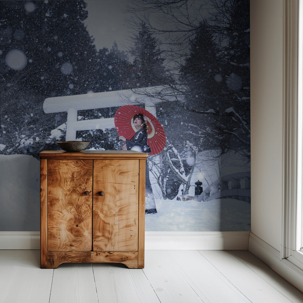Winterschrein in Japan | Hintergrundbild