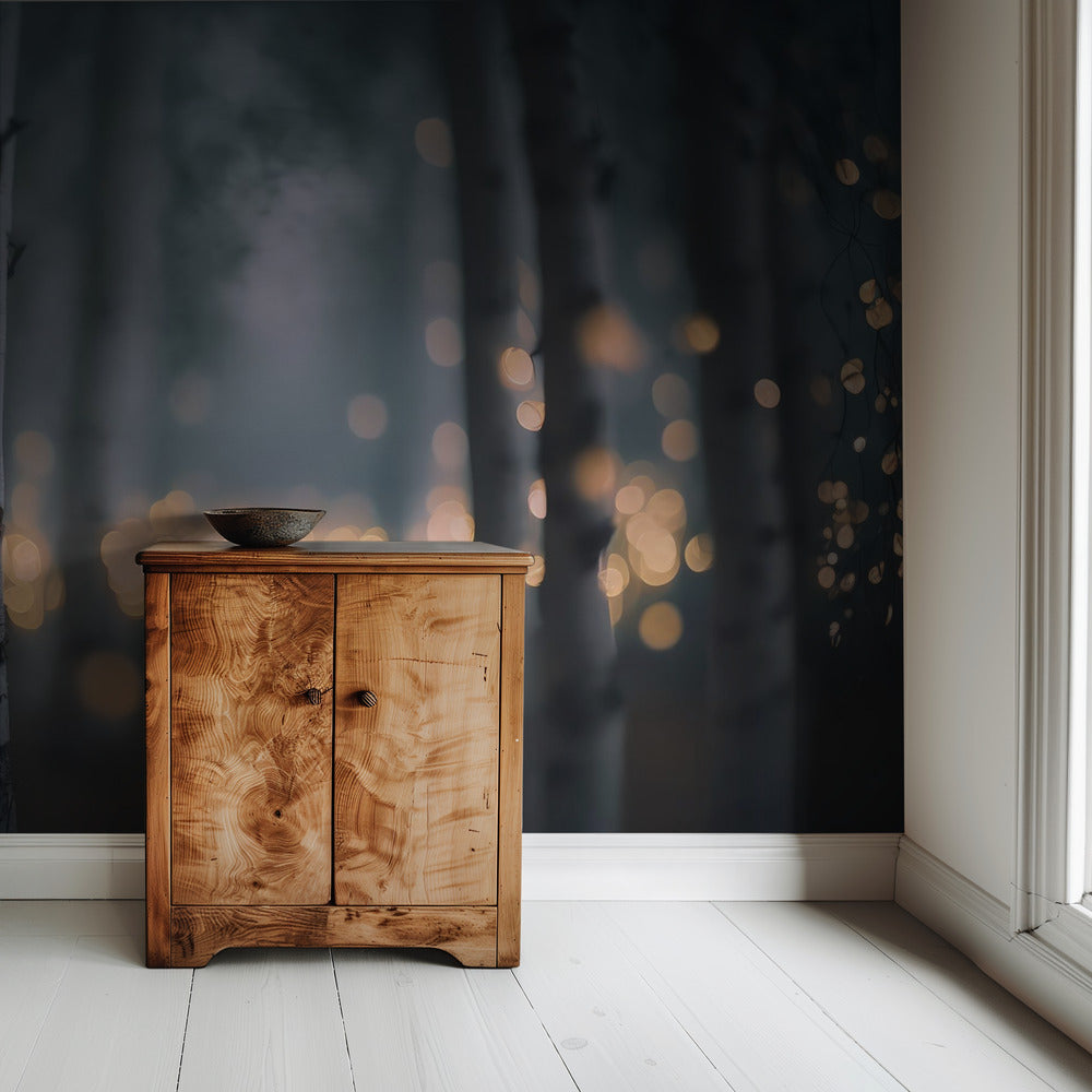 Verzauberter leuchtender Wald | Tapete