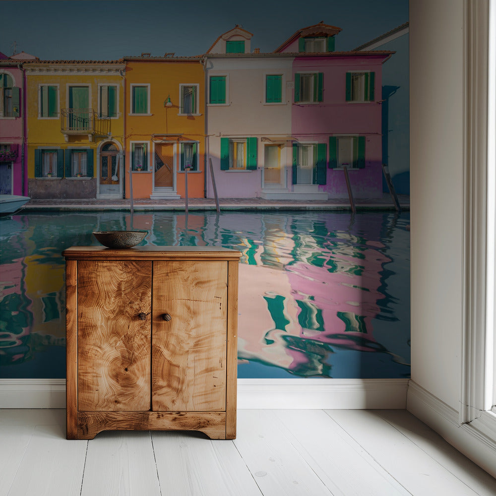 Farbiges Burano | Tapete